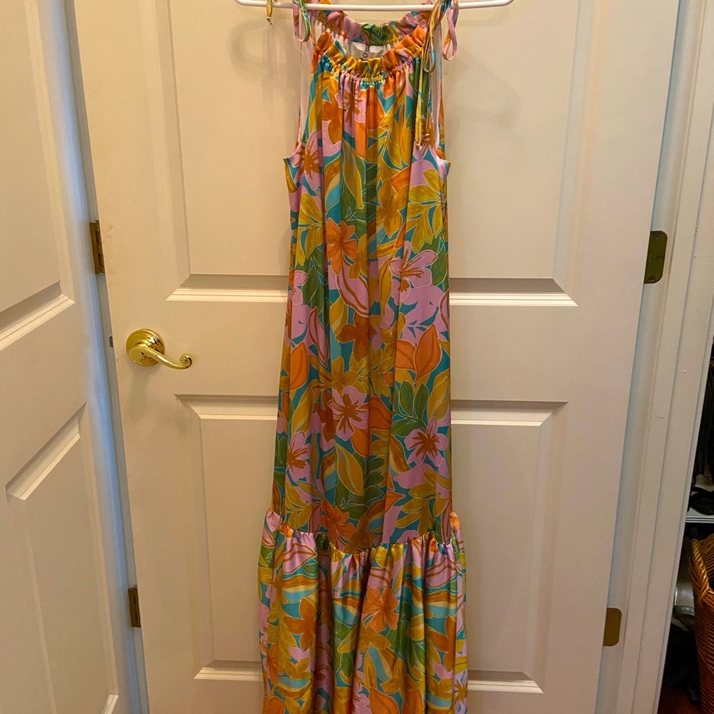 Gorgeous Silk Maxi Dress by LaRoque